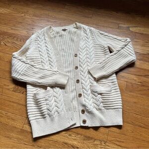GAP chunky button down sweater